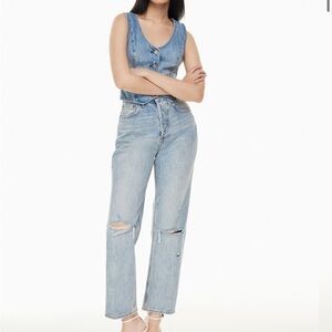 DENIM FOURM | The Joni High Rise Loose Jeans 29L | Size 24